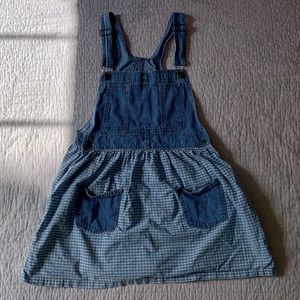 Vintage La Griffe Jeans Overall Mini-Dress